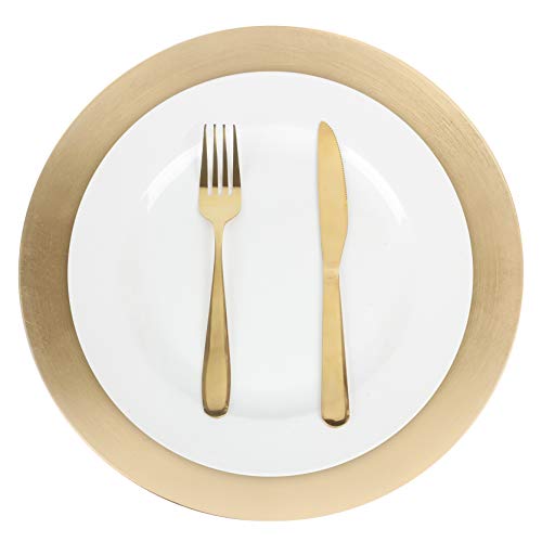 Plato cargador plástico elegante 33 cm x12 miniatura 6