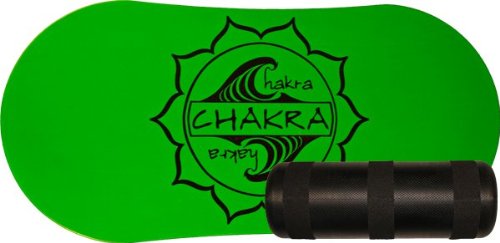 Chakra Balance Board with Roller - Neon Green