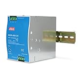 WABVAB NDR-480-24 480W 24VDC20Amp Industrial DIN Rail Power Supply (24V 480W), Silver, NDR-480-24V20A