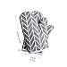 2pcs Oven Baking Gloves Microwave High-Temperature Resistant Gloves Kitchen Baking Tools Bakeware for BBQ, Grilling, Cooking, Baking(Stripe)