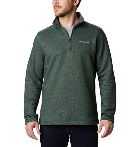 Columbia Men's Big & Tall Hart Mountain III Half Zip, Spruce, 2X Tall