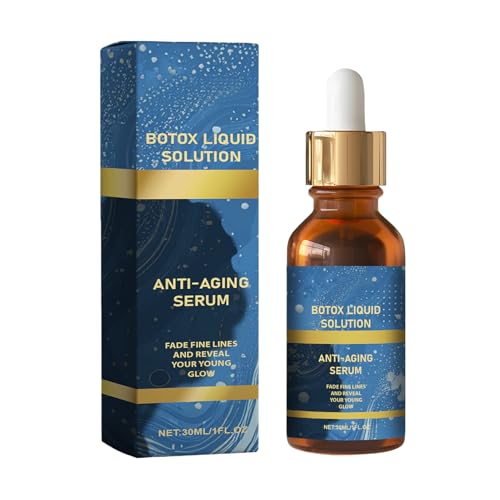 Líquido reafirmante suavizante, tónico reafirmante instantáneo, 1.0 fl oz de hidratante iluminadora, loción rejuvenecedora brillante para reducir la flacidez, mejora la belleza, spa, masajeador,