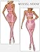 AUBIG Oil Glossy Mini Skirt for Women Sexy Shiny Bodycon Tight Pencil Dress Clubwear Party Hot Skirt Pink Large