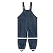Toddler Fleece Rain Bibs Pants Waterproof Windproof Warm Rain Overalls Kids Boys Girls Plain Outdoor (NY1, 1-2 Years)