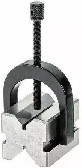 PRECISION V-BLOCK SET 50 x 38 x 38 WITH 2 BLOCKS & 2 CLAMPS