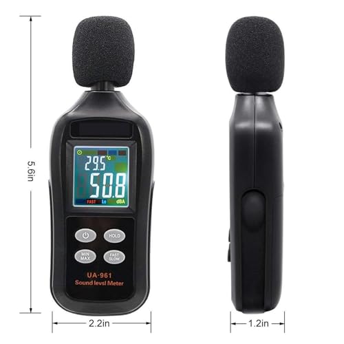 Sonomètre numérique portable pour identifier la pollution sonore et mesurer les décibels - 5