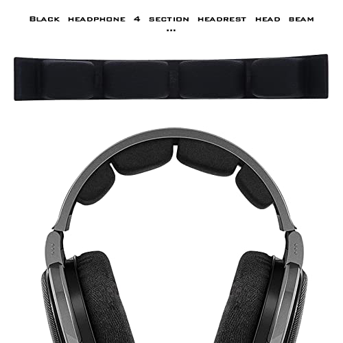 VGOL Fabric Headband Pad Headphone Headband Cover Headband Cushion Protector 184x24mm Compatible with Sennheiiser HD600 HD580 HD650 HD660S HD565 HD545 Black - Image 2