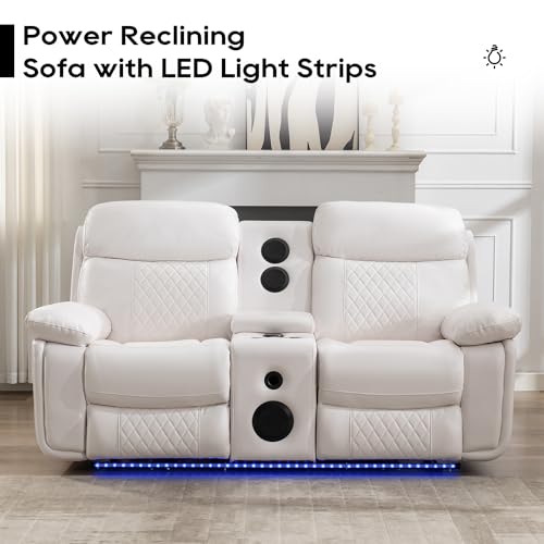 Electric recliner sofa set