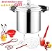 KILOGORGE 24 qt Pressure Canner with Gauge[14.5 PSI],with Canning Supplies 7 pc set,large pressure cooker for canning, its a great helper for both households and businesses used to make canned food