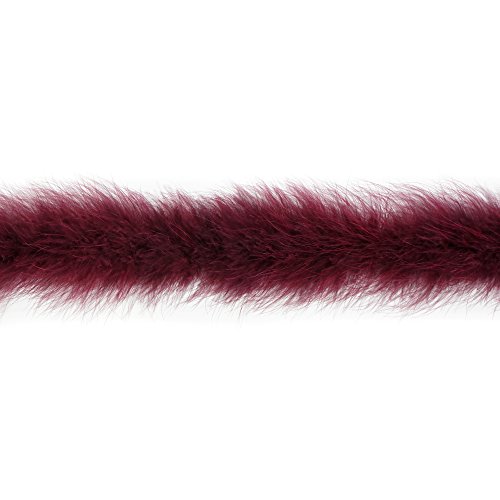 Zucker Marabou Boa Medium Weight Solid Color - Burgundy #TOP3