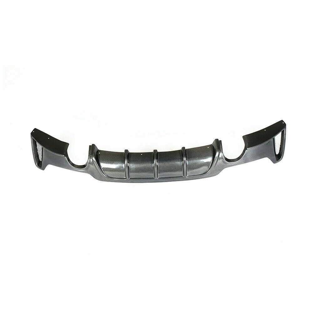 Difusor de parachoques trasero para BMW F32 F33 435i M Tech 2014-2020 aspecto de fibra de carbono