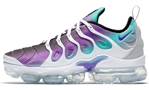 Nike Air Vapormax Plus - Zapatillas Deportivas para Hombre, White Fierce Purple Aurora Green Black, 48.5 EU