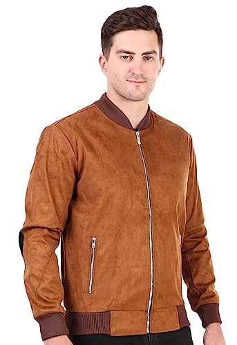 Image of Leather Retail Men's Suede Faux Leather Jacket