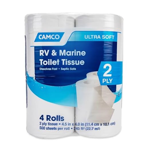 Camco Biodegradable Toilet Tissue 2-Ply - 4 pack