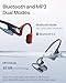 SHOKZ OpenSwim Pro - Open-Ear Bluetooth & MP3 Bone Conduction Sport Headphones, Swimming Headphones, IP68 Waterproof, Red