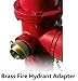 Brass Fire Hose Adapter, 2-1/2