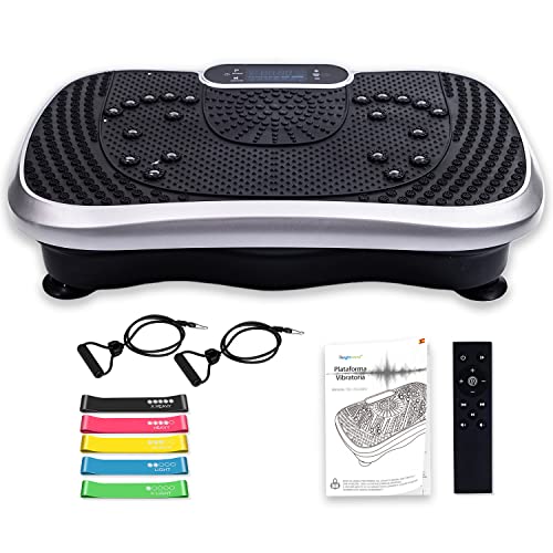 WeightWorld Plataforma Vibratoria Fitness - Máquina de Ejercicio y Masajes, Entrenamiento en...