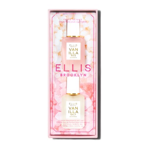 Ellis Brooklyn TWICE AS NICE Mini Eau de Parfum Gift Set for Women,Set of 2