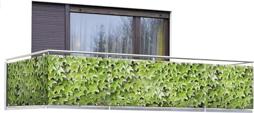 Maximex Brise-Vue Vin Sauvage 5 m - pour Balcon et terrasse - en polyéthylène - 85 x 500 cm - Multicolore
