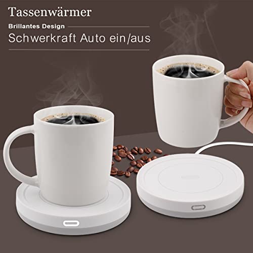 Tassenwärmer Bestinnkits Elektrischer Kaffeewärmer mit automatischer Abschaltung