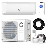12000 BTU Mini Split AC and Heater, 22 SEER2 115V High Efficiency for Up to 750 Sq.Ft, Inverter System with WiFi, Remote Control, and Ultra-Quiet Performance