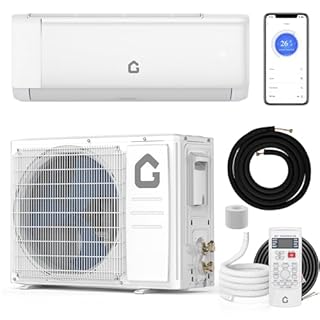 12000 BTU 22 SEER2 Mini climatiseur divisé et système de chauffage avec onduleur, 110 V AC mural avec pompe à chaleur et kit d'installation, refroidit jusqu'à 750 m²