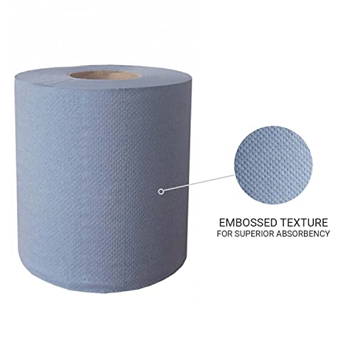Papel de 2 capas azul Arctic Hayes en formato industrial de 6 rollos 3