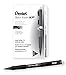 Pentel Twist Erase EXPRESS Automatic Pencil, 0.5mm Lead Size, Black Barrel, Box of 12 (QE415A)