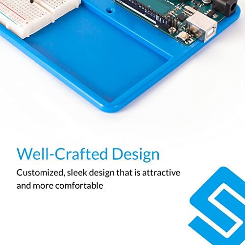 Image of SunFounder RAB Holder Raspberry Pi R3 Breadboard Holder 5 in 1 Base Plate Compatible with Arduino R3 Mega, Raspberry Pi 4B 3B+ 3B 2 Model B 1 Model B and 400 800 Points Breadboard
