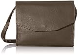 Leder Clarks Damen Treen Island Schultertasche, Grau (Taupe Leather), 70x18x23 cm