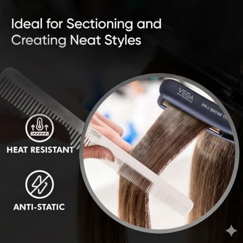 VEGA PROFESSIONAL Barber Comb 8g White - Image 7