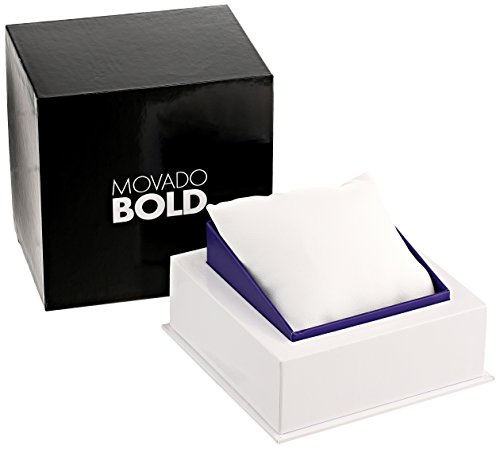 Movado Relógio casual masculino de quartzo suíço de aço inoxidável e couro marrom (modelo: 3600367) 4 Movado Relógio casual masculino de quartzo suíço de aço inoxidável e couro marrom (modelo: 3600367) - Imagem 4
