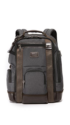 Tumi Alpha Bravo Shaw Deluxe Brief Pack, Anthracite, One Size Tumi Alpha Bravo Shaw Deluxe Brief Pack, Anthracite, One Size