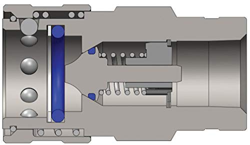 Dixon 6kf6-ss 3/4 Inch Iso-a Coupler 3/4 Inch Nptf 316ss 201344-6