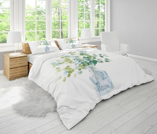 Parure de lit Queen fleurs rétro haut de gamme avec couette et draps - 5