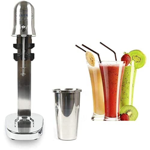 KLYDBMYT Batidora Profesional Comercial de 280 W, batidora de Batidos, batidora de Bebidas automática clásica de 2 velocidades con Vaso de Acero Inoxidable para Restaurante, cafetería y Bar