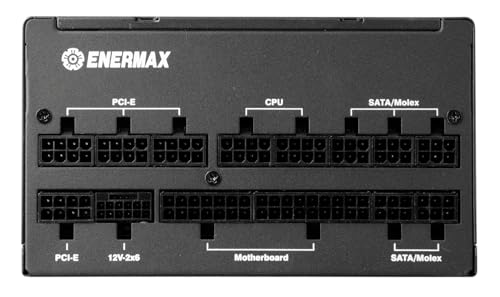 ENERMAX PLATIMAXII 1200DF 1200W Black |80 PLUS e Cybenetics Platinum |alimentatore ATX 3.1 completamente modulare |PCIe 5.1 12V-2x6 |Ventola silenziosa da 135 mm DF-Fanless | 105°C jap. Caps | - Alimentatore - Immagine 6