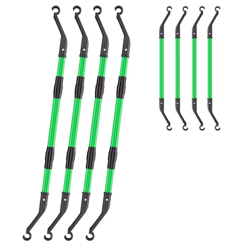 Homebox Fixture Poles 100 (Stangenset 22mm) 5 VIVOSUN High-CFM Stützstangen-Set für Growzelt, Heavy-Duty Querstreben, 100–150 cm verstellbar, hohe Tragkraft für 100×100, 120×60, 120×120 und 150×150 cm Zelte, 4er-Set