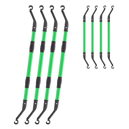 Homebox Fixture Poles 100 (Stangenset 22mm) 15 VIVOSUN High-CFM Stützstangen-Set für Growzelt, Heavy-Duty Querstreben, 100–150 cm verstellbar, hohe Tragkraft für 100×100, 120×60, 120×120 und 150×150 cm Zelte, 4er-Set