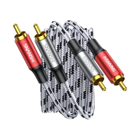 SNANSHI 5ft RCA Audio Cable Cover
