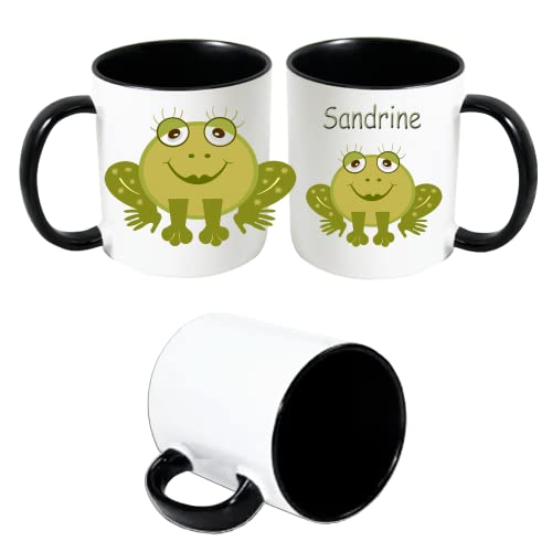 Mug Grenouille Personnalisable avec un Prénom Exemple Sandrine