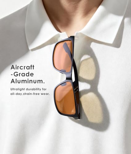 Image of ANYLUV Blue Light Blocking Glasses Men Computer Gaming Glasses Lightweight Al-Mg Metal Anti Eyestrain Eye Protection