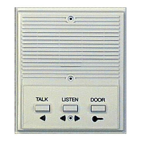 Alpha Communications 3406 6-Wire Apartment Station, Designed to Be Mounted to Either Alpha Communications Model BB-30 or BB-51 Back Boxes, or RH6 Adapter Plate