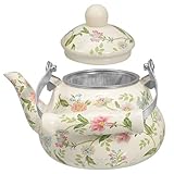 Plaque de cuisson : la surface de la bouilloire est lisse, elle est très facile à nettoyer et ne vous blessera pas les mains. grande bouilloire pour plaque de cuisson