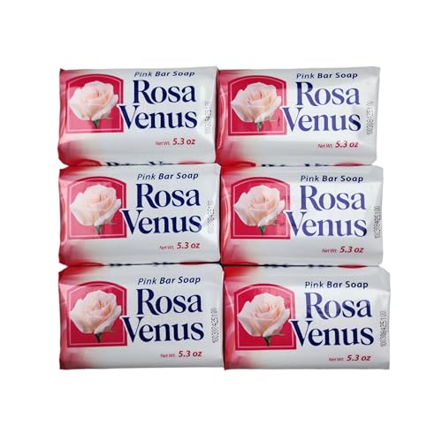 Rosa Venus Pink Bar Soap 5.3 oz (Pack of 6) image 3