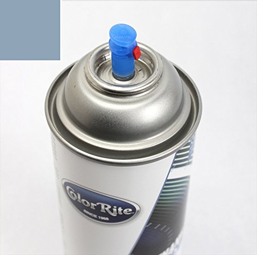 Colorrite Aerosol Automotive Touch-Up Paint For Ford Taurus - Light Denim Blue Metallic Clearcoat K1/M6815 - All-Inclusive Package #TOP1