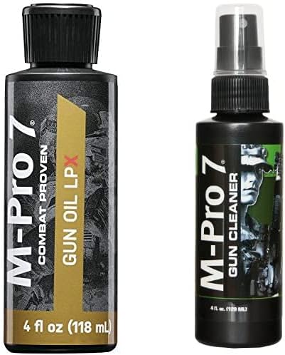 Prom M-Pro 7 Gun Cleaner - 4 Ounce Spray Bottle Hoppe's M-Pro 7 LPX Gun Oil, 4 Ounce Bottle