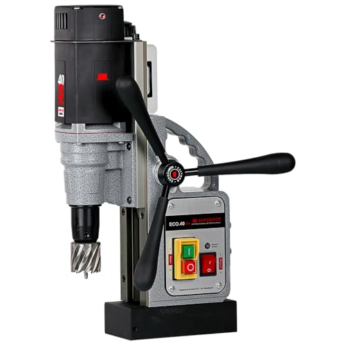 Euroboor ECO.40S+/IC Magnetbohrmaschine - Kernbohrer max. Ø 40 mm - 220-240 Volt, 50-60 Hertz, Anschluss EU-Stecker - Drehrichtung Uhrzeigersinn
