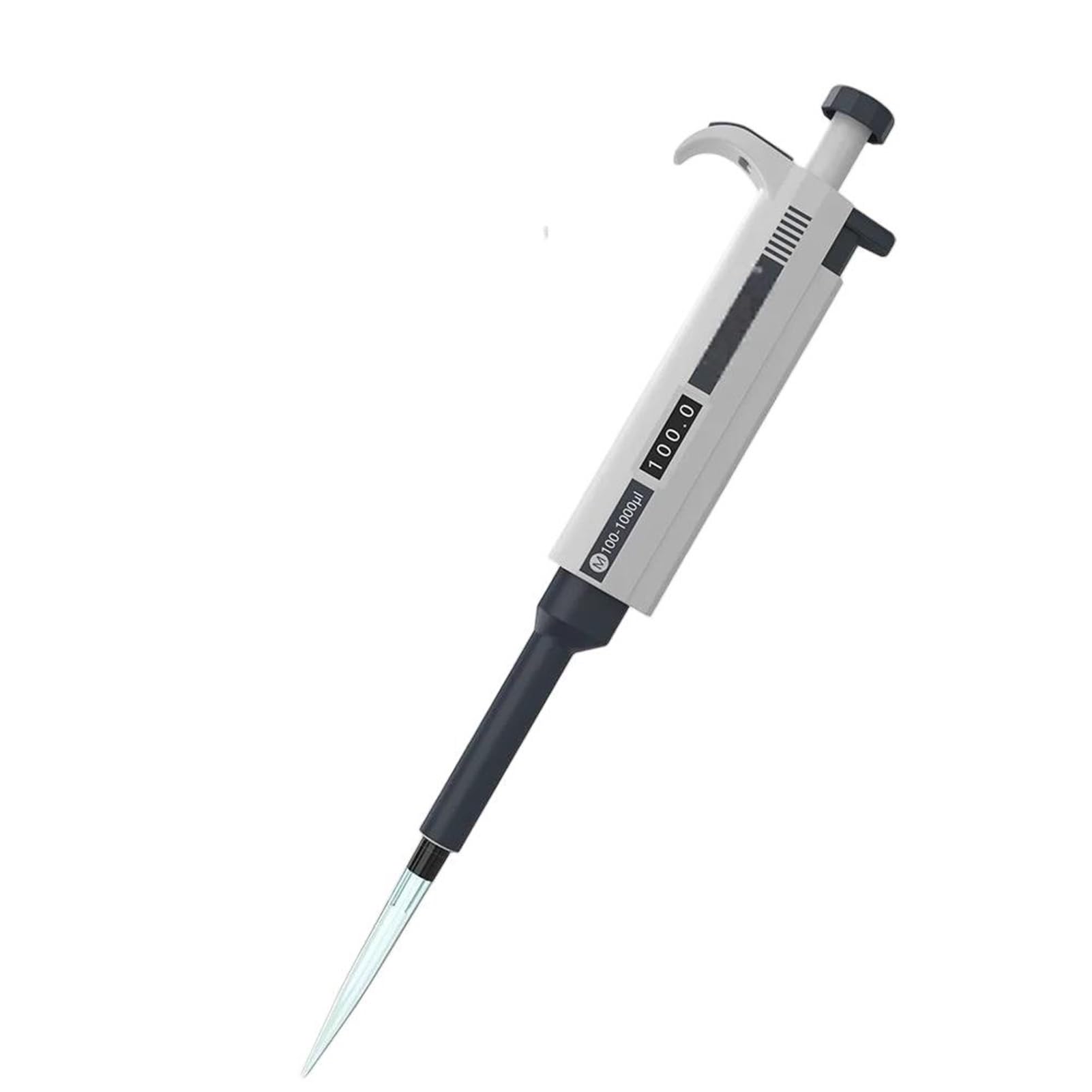 Laborpipette, Laborpipette Mikropipette Gun Lab Einkanalpipette Einstellbares Volumen Mikropipette für Labore(M 1-10ml)