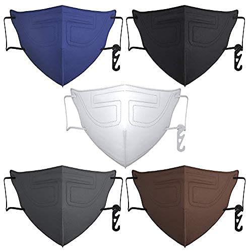 Aerofusion Reusable N95 Surgical Mask || Anti-Dust-Pollution Face Mask | 5 Layers of Filtration | CE, ISO, FDA and ATIRA-NABL Certified (Multi Color) - Pack of 5 (B09NRRGFTJ) Amazon Price History, Amazon Price Tracker